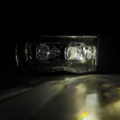 02-05 Dodge Ram LUXX-Series LED Projector Headlights Chrome -Car Light Shop 02 05 dodge ram luxx series led projector headlights chrome 306624