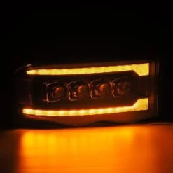 02-05 Dodge Ram NOVA-Series LED Projector Headlights Black -Car Light Shop 02 05 dodge ram nova series led projector headlights black 479366