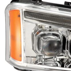 03-06 Chevrolet Silverado/02-06 Avalanche (without Body Cladding) NOVA-Series LED Projector Headlights Chrome -Car Light Shop 03 06 chevrolet silverado02 06 avalanche without body cladding nova series led projector headlights chrome 681487