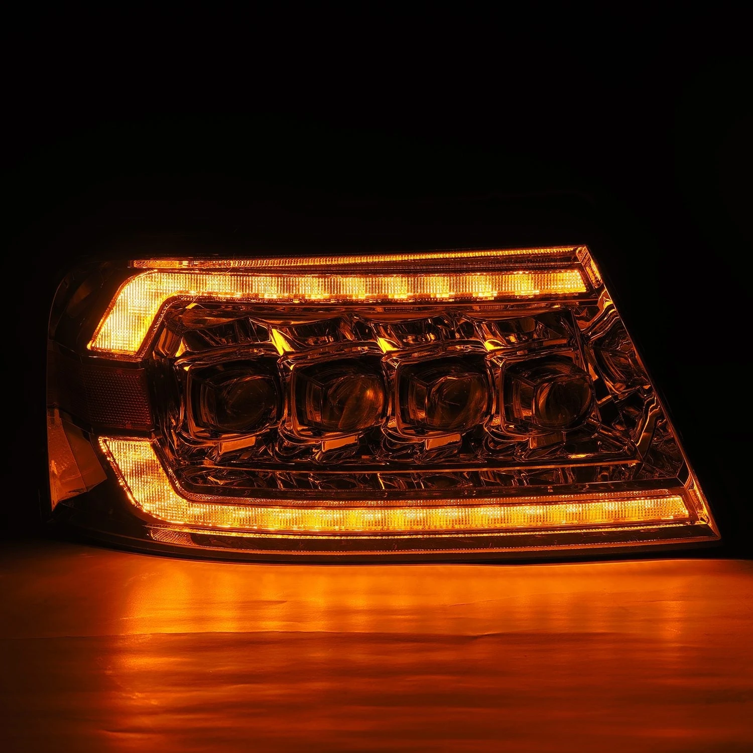 04-08 Ford F150 / 06-08 Lincoln Mark LT NOVA-Series LED Projector Headlights Chrome 9 04-08 Ford F150 / 06-08 Lincoln Mark LT NOVA-Series LED Projector Headlights Chrome - Image 7