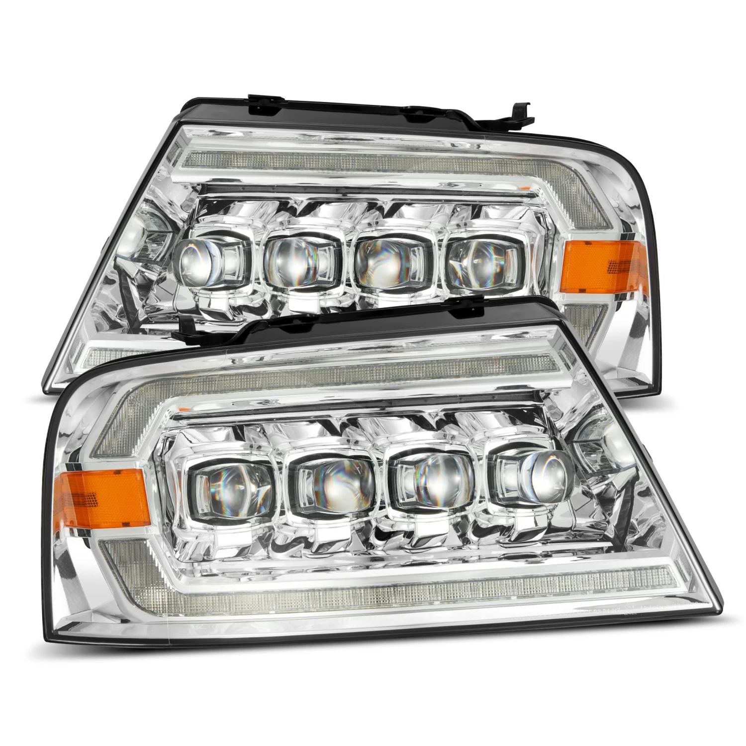 04-08 Ford F150 / 06-08 Lincoln Mark LT NOVA-Series LED Projector Headlights Chrome 3 04-08 Ford F150 / 06-08 Lincoln Mark LT NOVA-Series LED Projector Headlights Chrome