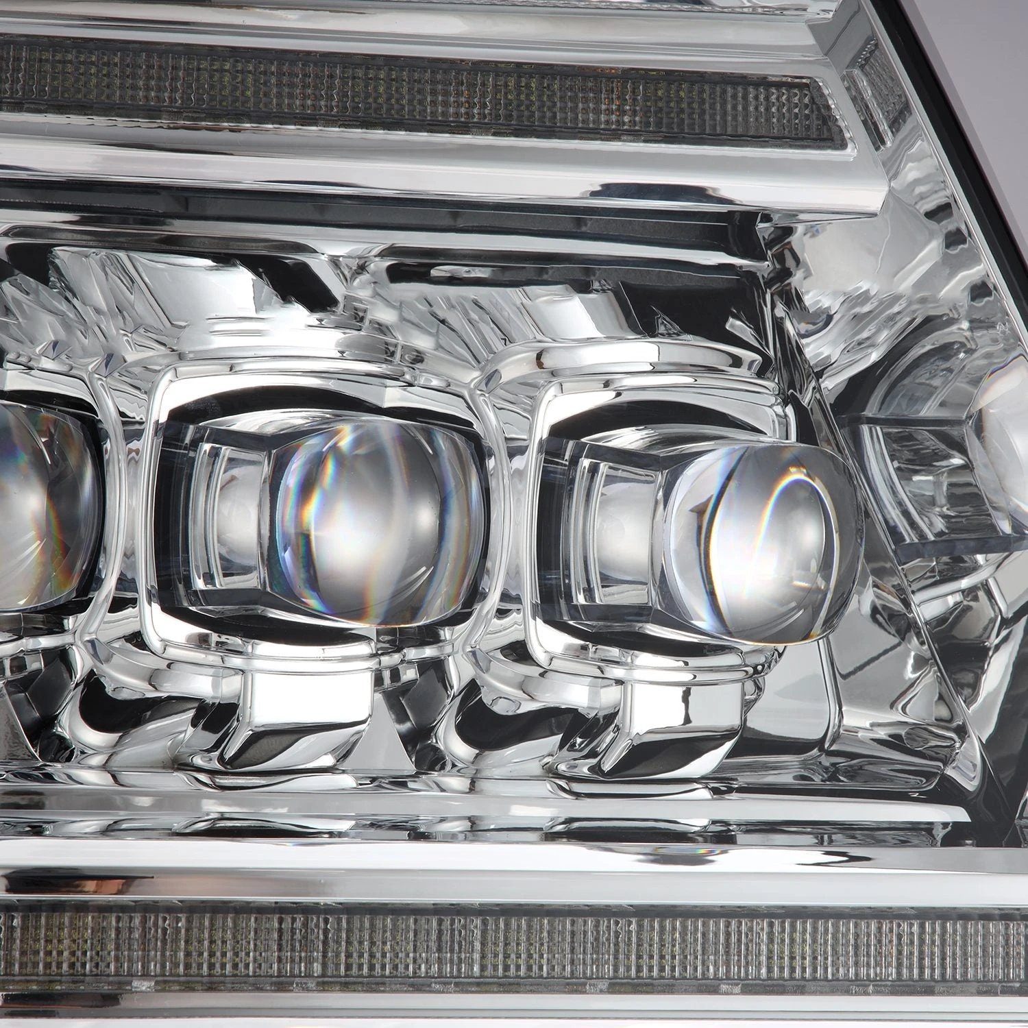 04-08 Ford F150 / 06-08 Lincoln Mark LT NOVA-Series LED Projector Headlights Chrome 6 04-08 Ford F150 / 06-08 Lincoln Mark LT NOVA-Series LED Projector Headlights Chrome - Image 4