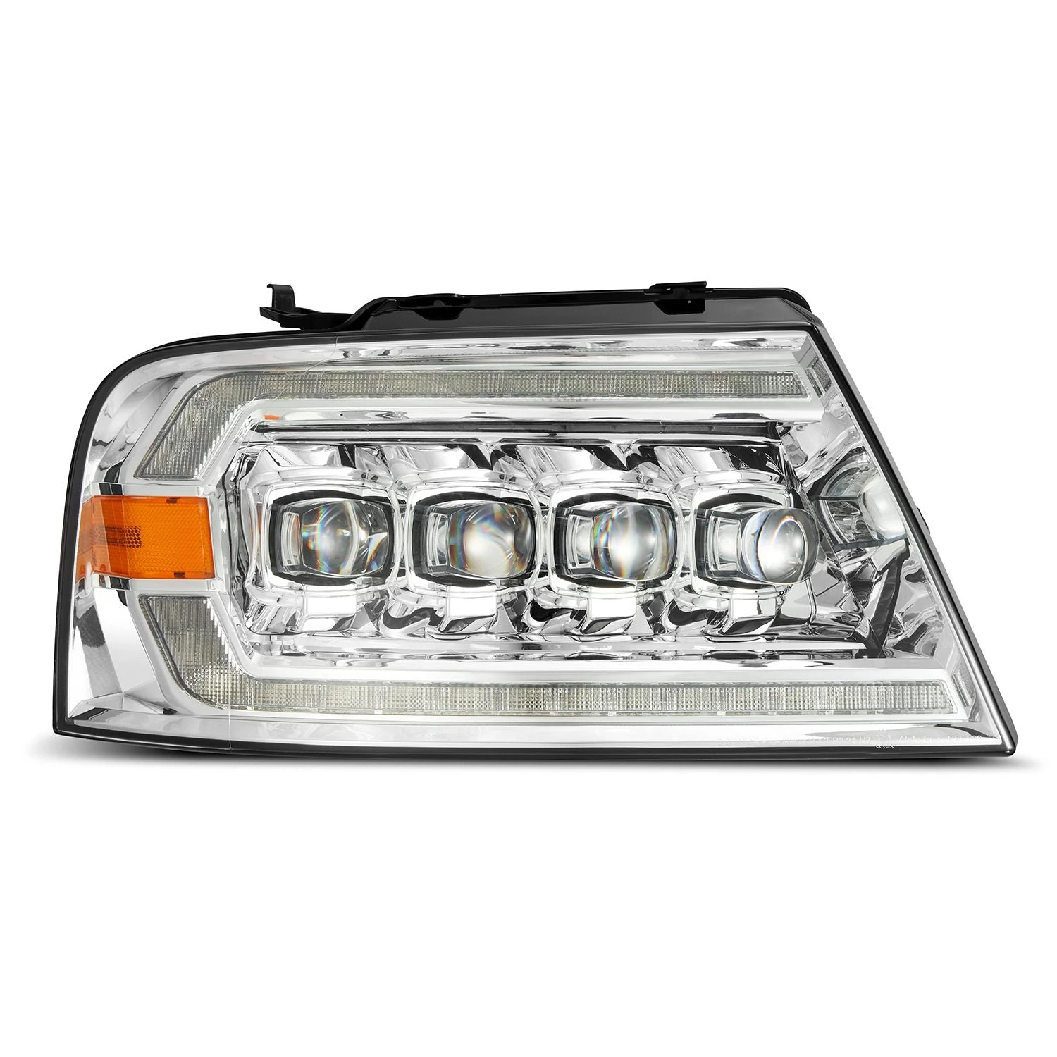 04-08 Ford F150 / 06-08 Lincoln Mark LT NOVA-Series LED Projector Headlights Chrome 4 04-08 Ford F150 / 06-08 Lincoln Mark LT NOVA-Series LED Projector Headlights Chrome - Image 2