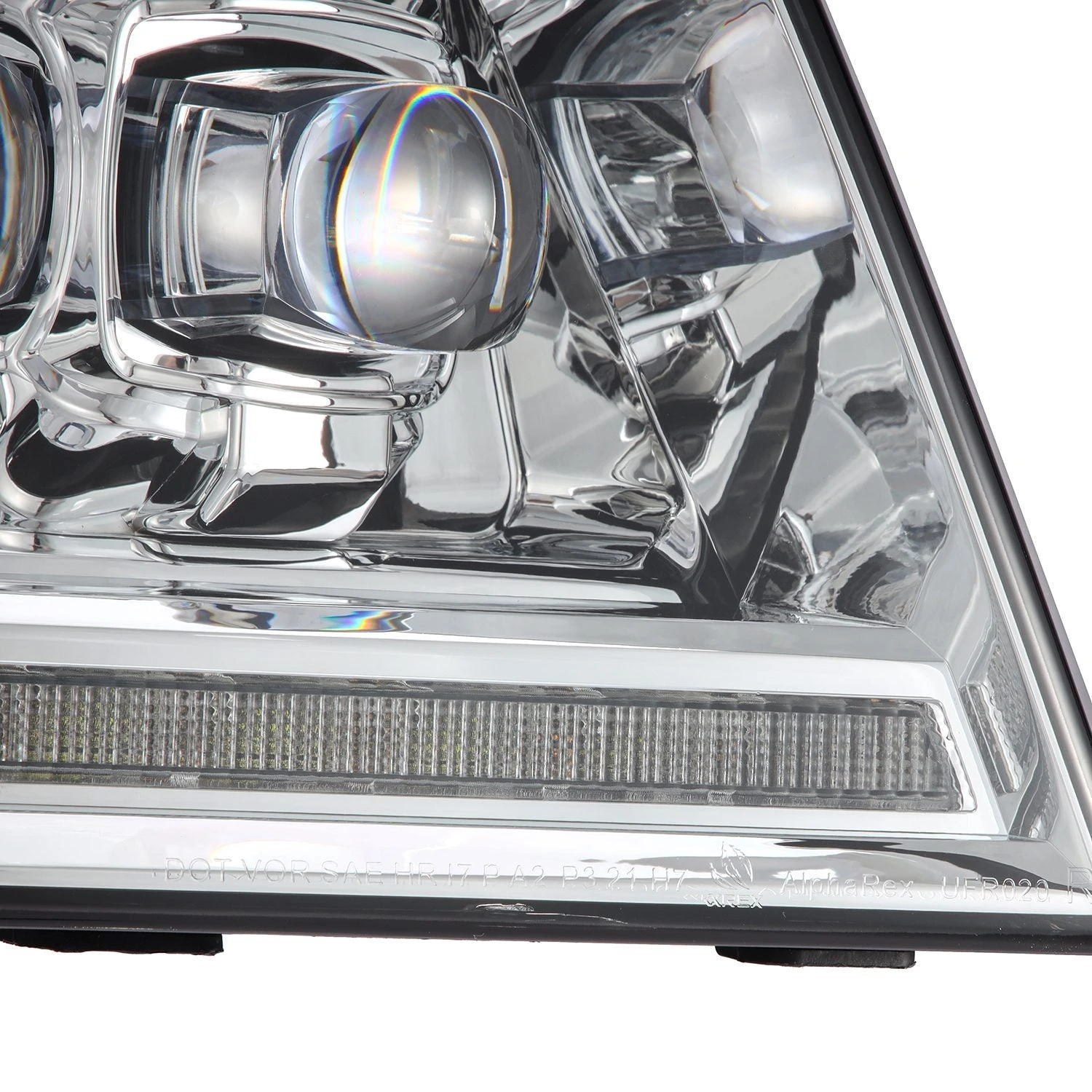 04-08 Ford F150 / 06-08 Lincoln Mark LT NOVA-Series LED Projector Headlights Chrome 7 04-08 Ford F150 / 06-08 Lincoln Mark LT NOVA-Series LED Projector Headlights Chrome - Image 5