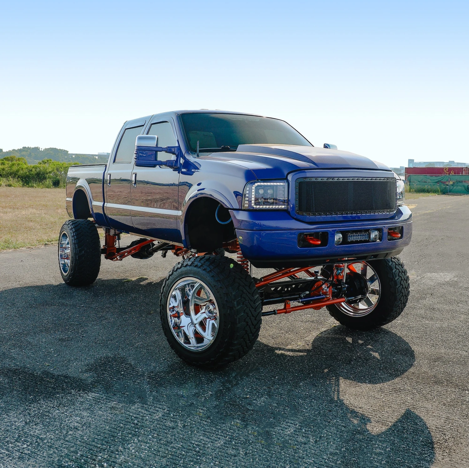 05-07 Ford Super Duty/Excursion NOVA-Series LED Projector Headlights Alpha-Black 4 05-07 Ford Super Duty/Excursion NOVA-Series LED Projector Headlights Alpha-Black - Image 2