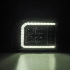 05-07 Ford Super Duty/Excursion NOVA-Series LED Projector Headlights Black -Car Light Shop 05 07 ford super dutyexcursion nova series led projector headlights black 726983