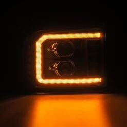 05-07 Ford Super Duty/Excursion PRO-Series Halogen Projector Headlights Black -Car Light Shop 05 07 ford super dutyexcursion pro series halogen projector headlights black 702637