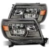 05-11 Toyota Tacoma LUXX-Series LED Crystal Headlights Alpha-Black -Car Light Shop 05 11 toyota tacoma luxx series led crystal headlights alpha black 225187