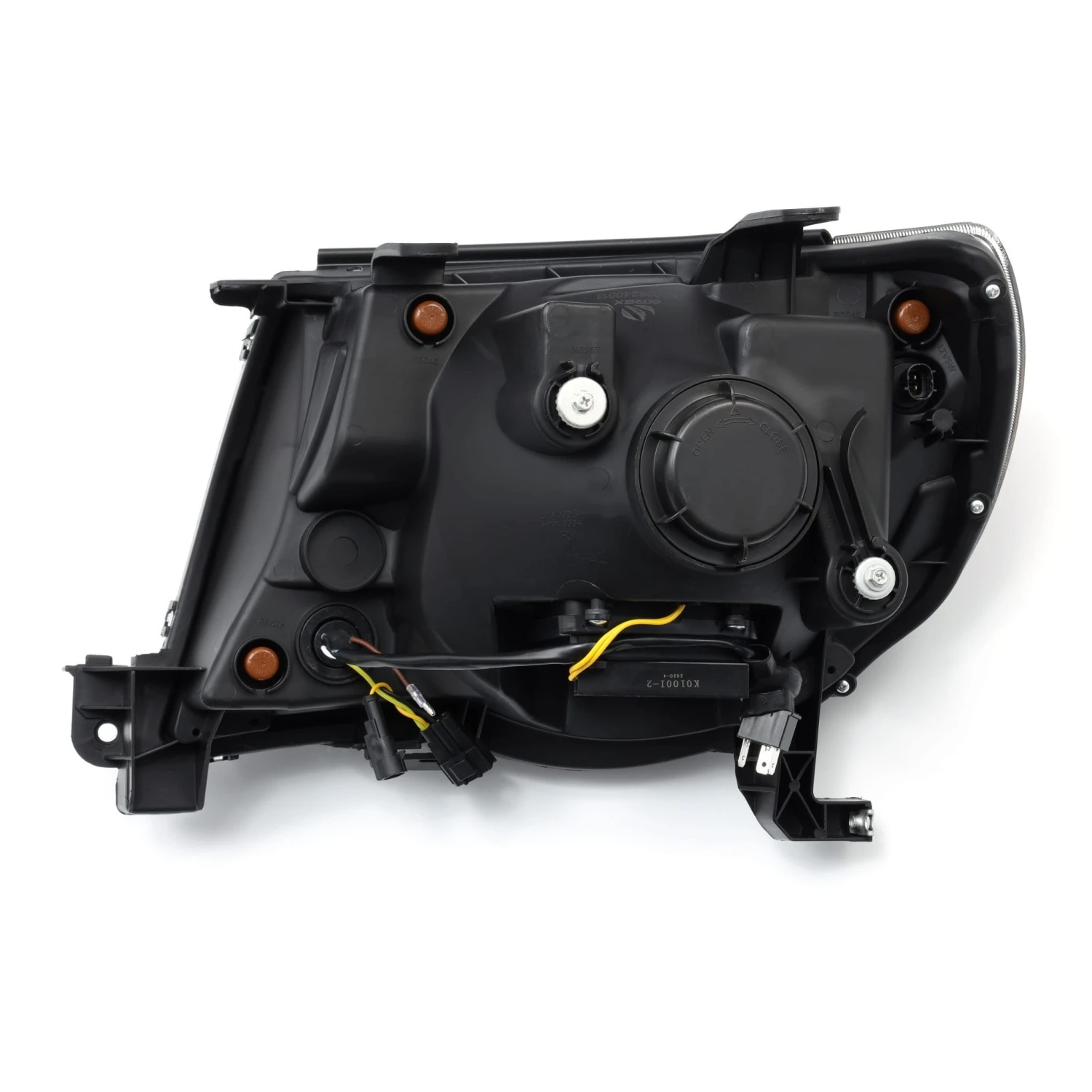 05-11 Toyota Tacoma LUXX-Series LED Crystal Headlights Alpha-Black 9 05-11 Toyota Tacoma LUXX-Series LED Crystal Headlights Alpha-Black - Image 7