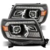 05-11 Toyota Tacoma PRO-Series Halogen Projector Headlights Black -Car Light Shop 05 11 toyota tacoma pro series halogen projector headlights black 553386