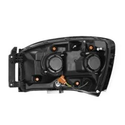 06-08 Dodge Ram NOVA-Series LED Projector Headlights Alpha-Black -Car Light Shop 06 08 dodge ram nova series led projector headlights alpha black 920004