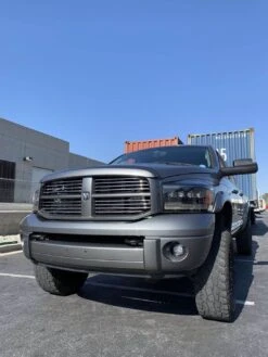 06-08 Dodge Ram NOVA-Series LED Projector Headlights Black -Car Light Shop 06 08 dodge ram nova series led projector headlights black 669058