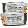 06-08 Dodge Ram NOVA-Series LED Projector Headlights Chrome -Car Light Shop 06 08 dodge ram nova series led projector headlights chrome 836268