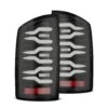 07-08 Dodge Ram 1500/07-09 Dodge Ram 2500/3500 Truck LUXX-Series LED Tail Lights Black