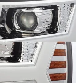 07-13 Chevrolet Silverado LUXX-Series LED Projector Headlights Chrome -Car Light Shop 07 13 chevrolet silverado luxx series led projector headlights chrome 571913