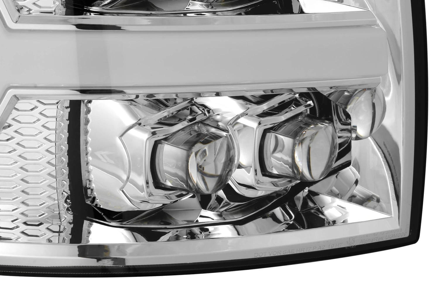 07-13 Chevrolet Silverado NOVA-Series LED Projector Headlights Chrome 11 07-13 Chevrolet Silverado NOVA-Series LED Projector Headlights Chrome - Image 9