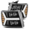 07-13 Chevrolet Silverado NOVA-Series LED Projector Headlights Jet Black -Car Light Shop 07 13 chevrolet silverado nova series led projector headlights jet black 273017