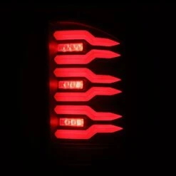 07-13 Chevy Silverado LUXX-Series LED Tail Lights Black -Car Light Shop 07 13 chevy silverado luxx series led tail lights black 550130