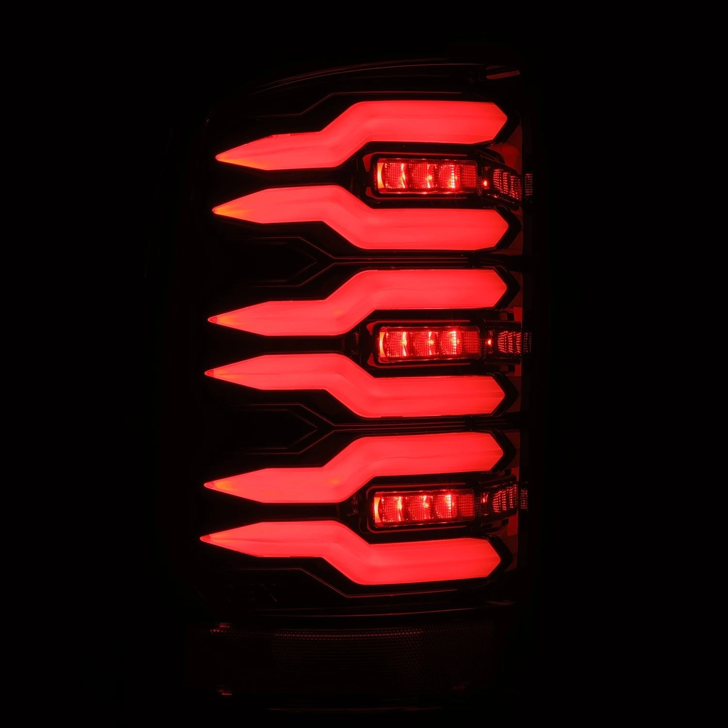 07-13 GMC Sierra LUXX-Series LED Tail Lights Alpha-Black 5 07-13 GMC Sierra LUXX-Series LED Tail Lights Alpha-Black - Image 3