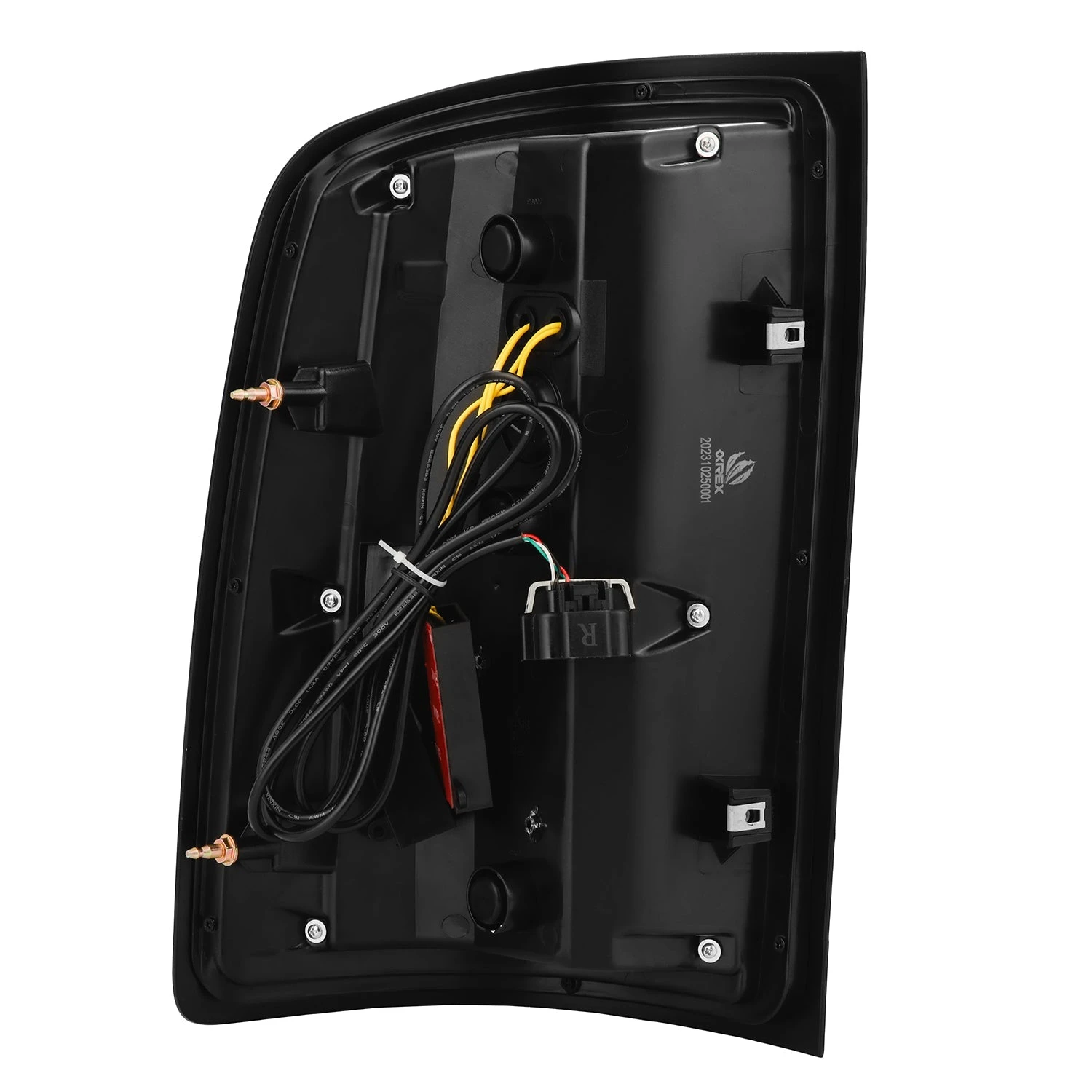 07-13 GMC Sierra LUXX-Series LED Tail Lights Black Red 7 07-13 GMC Sierra LUXX-Series LED Tail Lights Black Red - Image 5