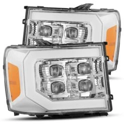 07-13 GMC Sierra NOVA-Series LED Projector Headlights Chrome
