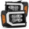 07-13 GMC Sierra NOVA-Series LED Projector Headlights Jet Black -Car Light Shop 07 13 gmc sierra nova series led projector headlights jet black 499679
