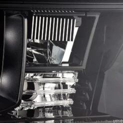 07-13 Toyota Tundra/08-17 Toyota Sequoia MK II NOVA-Series LED Projector Headlights Alpha-Black (With Level Adjuster) -Car Light Shop 07 13 toyota tundra08 17 toyota sequoia mk ii nova series led projector headlights alpha black with level adjuster 438238