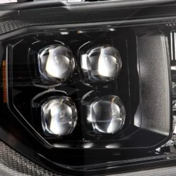 07-13 Toyota Tundra/08-17 Toyota Sequoia MK II NOVA-Series LED Projector Headlights Alpha-Black (With Level Adjuster) -Car Light Shop 07 13 toyota tundra08 17 toyota sequoia mk ii nova series led projector headlights alpha black with level adjuster 558707
