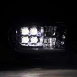 07-13 Toyota Tundra/08-17 Toyota Sequoia MK II NOVA-Series LED Projector Headlights Alpha-Black (With Level Adjuster) -Car Light Shop 07 13 toyota tundra08 17 toyota sequoia mk ii nova series led projector headlights alpha black with level adjuster 711900