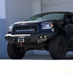 07-13 Toyota Tundra/08-17 Toyota Sequoia MK II NOVA-Series LED Projector Headlights Black (With Level Adjuster) -Car Light Shop 07 13 toyota tundra08 17 toyota sequoia mk ii nova series led projector headlights black with level adjuster 491912