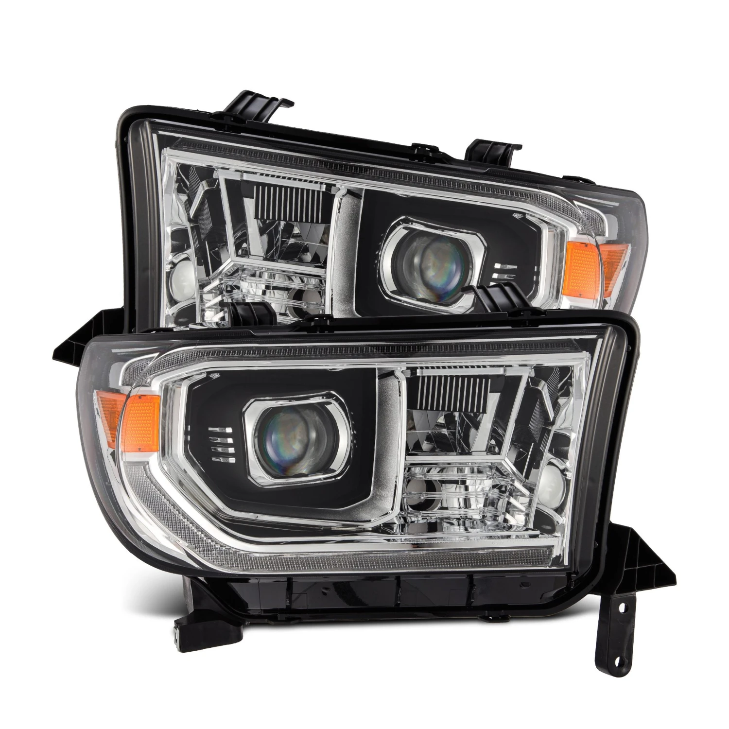 07-13 Toyota Tundra/08-17 Toyota Sequoia MK II PRO-Series Halogen Projector Headlights Chrome (Without Level Adjuster) 3 07-13 Toyota Tundra/08-17 Toyota Sequoia MK II PRO-Series Halogen Projector Headlights Chrome (Without Level Adjuster)