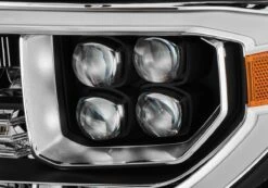 07-13 Toyota Tundra/08-17 Toyota Sequoia NOVA-Series LED Projector Headlights Black (With Level Adjuster) -Car Light Shop 07 13 toyota tundra08 17 toyota sequoia nova series led projector headlights black with level adjuster 472503