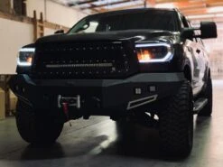 07-13 Toyota Tundra/08-17 Toyota Sequoia NOVA-Series LED Projector Headlights Black (With Level Adjuster) -Car Light Shop 07 13 toyota tundra08 17 toyota sequoia nova series led projector headlights black with level adjuster 958645