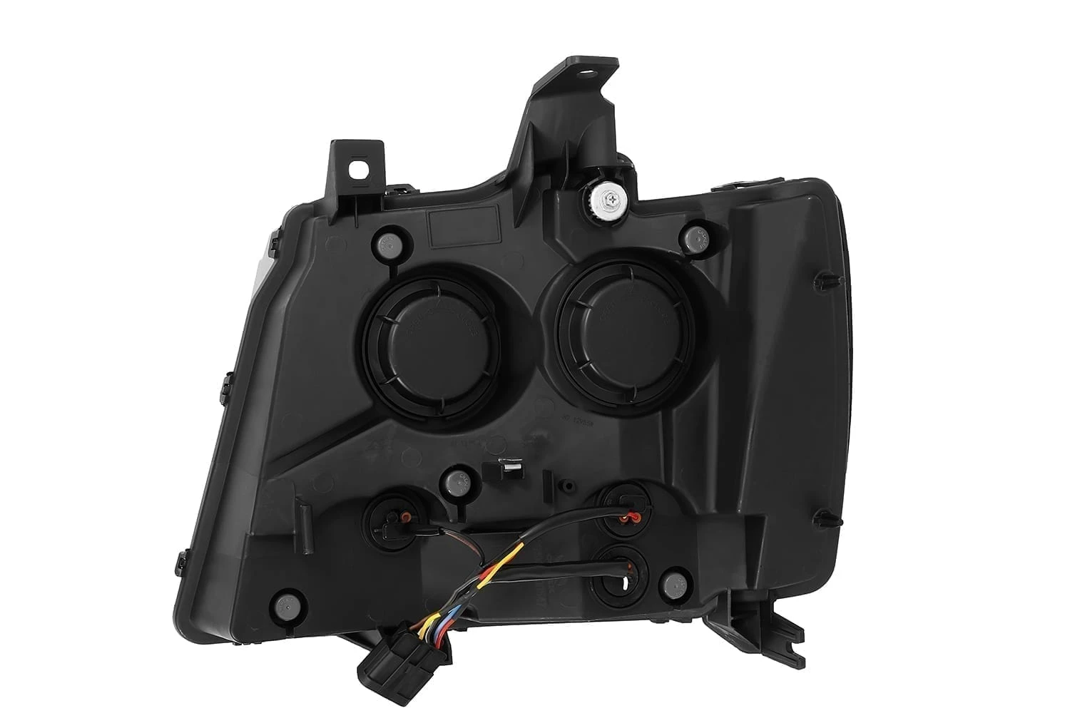 07-14 Chevrolet Tahoe/Suburban/07-13 Avalanche LUXX-Series LED Projector Headlights Black 6 07-14 Chevrolet Tahoe/Suburban/07-13 Avalanche LUXX-Series LED Projector Headlights Black - Image 4