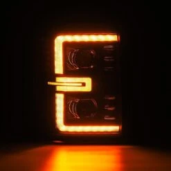 08-10 Ford Super Duty/Excursion LUXX-Series LED Projector Headlights Black -Car Light Shop 08 10 ford super dutyexcursion luxx series led projector headlights black 963445