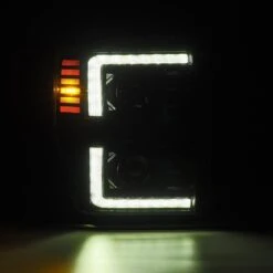 08-10 Ford Super Duty/Excursion PRO-Series Halogen Projector Headlights Alpha-Black -Car Light Shop 08 10 ford super dutyexcursion pro series halogen projector headlights alpha black 365629