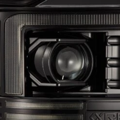 08-10 Ford Super Duty/Excursion PRO-Series Halogen Projector Headlights Alpha-Black -Car Light Shop 08 10 ford super dutyexcursion pro series halogen projector headlights alpha black 941678