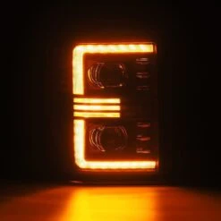 08-10 Ford Super Duty/Excursion PRO-Series Halogen Projector Headlights Black -Car Light Shop 08 10 ford super dutyexcursion pro series halogen projector headlights black 399096