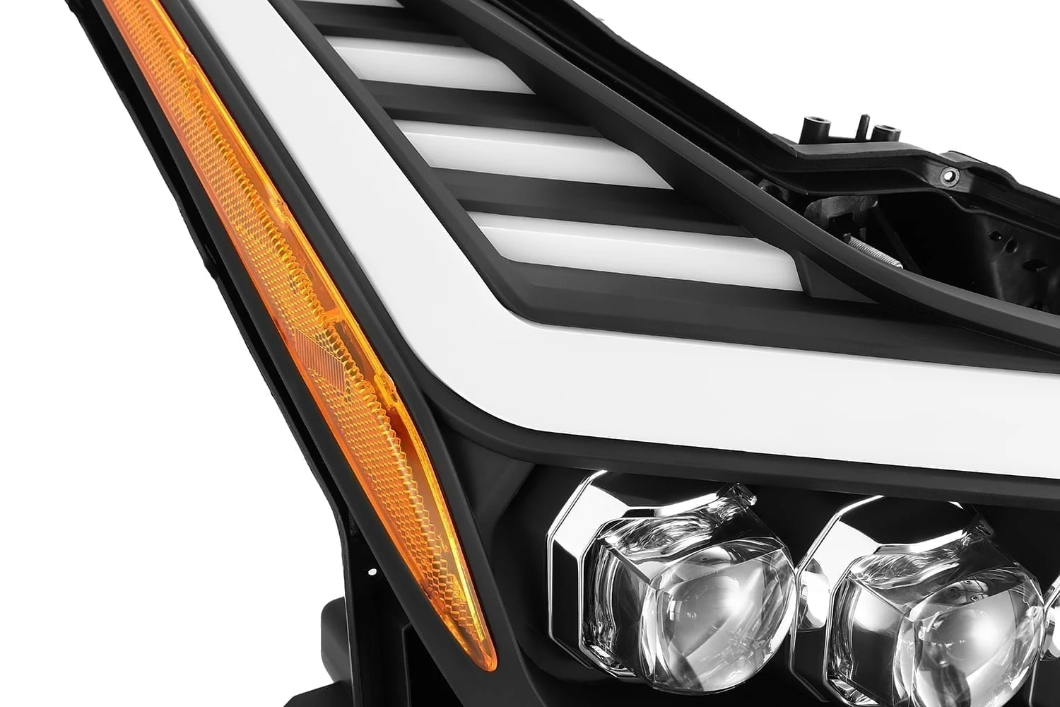 08-13 Infiniti G37/14-15 Q60 Coupe MK II NOVA-Series LED Projector Headlights Black 5 08-13 Infiniti G37/14-15 Q60 Coupe MK II NOVA-Series LED Projector Headlights Black - Image 3