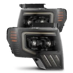 09-14 Ford F150 MKII LUXX-Series LED Projector Headlights Alpha-Black