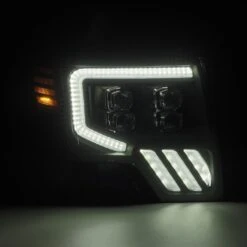 09-14 Ford F150 MKII NOVA-Series LED Projector Headlights Black -Car Light Shop 09 14 ford f150 mkii nova series led projector headlights black 878963