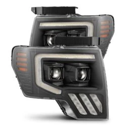 09-14 Ford F150 MKII PRO-Series Halogen Projector Headlights Black