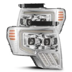 09-14 Ford F150 MKII PRO-Series Halogen Projector Headlights Chrome