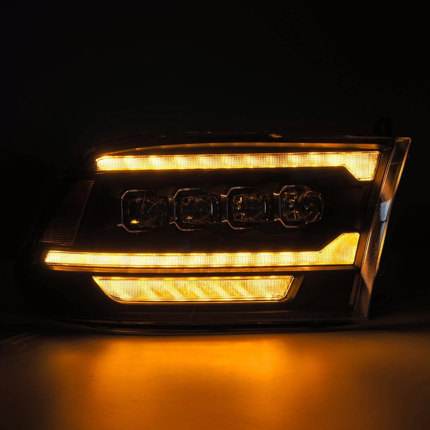 09-18 Ram Truck (MK II 5th Gen 2500 Style) NOVA-Series LED Projector Headlights Black 9 09-18 Ram Truck (MK II 5th Gen 2500 Style) NOVA-Series LED Projector Headlights Black - Image 7