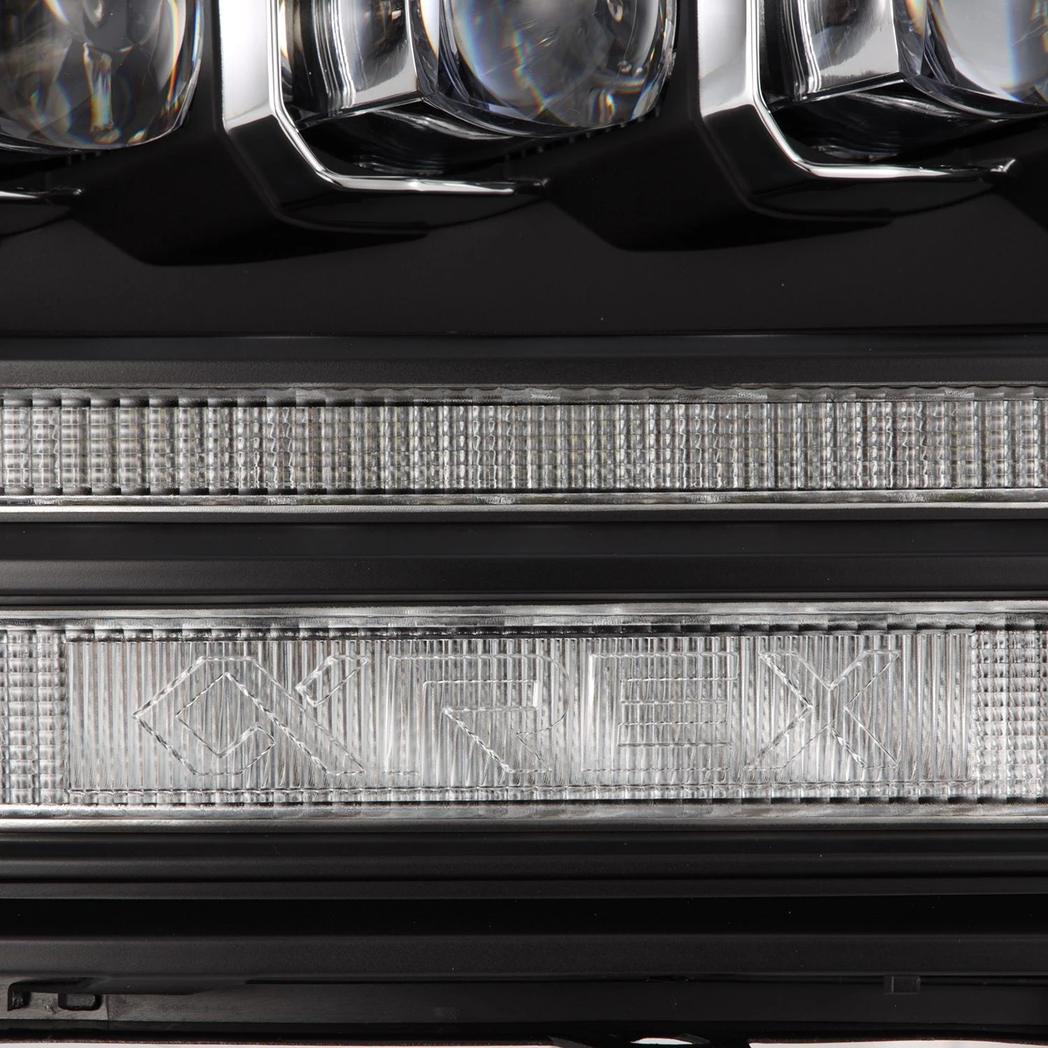 09-18 Ram Truck (MK II 5th Gen 2500 Style) NOVA-Series LED Projector Headlights Black 5 09-18 Ram Truck (MK II 5th Gen 2500 Style) NOVA-Series LED Projector Headlights Black - Image 3