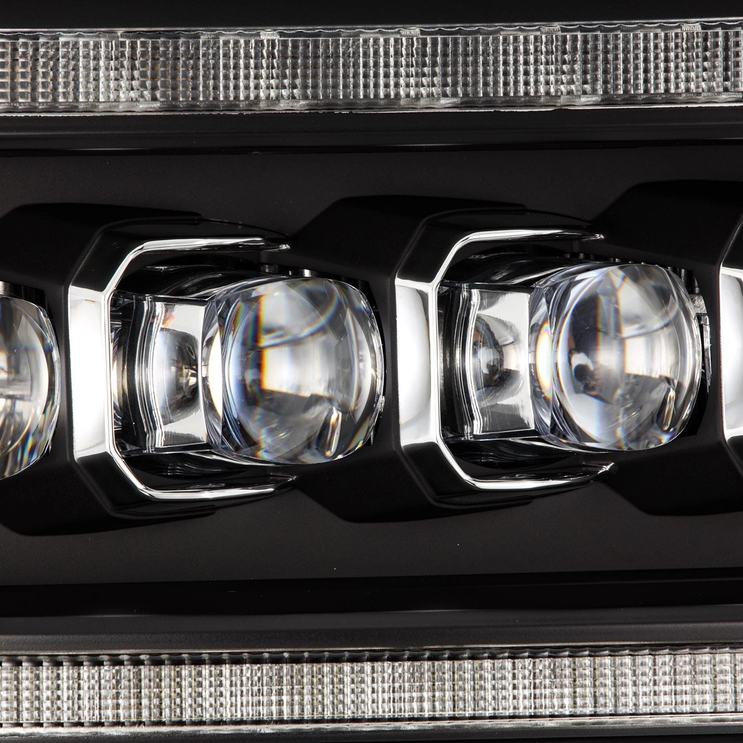 09-18 Ram Truck (MK II 5th Gen 2500 Style) NOVA-Series LED Projector Headlights Black 4 09-18 Ram Truck (MK II 5th Gen 2500 Style) NOVA-Series LED Projector Headlights Black - Image 2