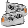 09-18 Ram Truck MK II PRO-Series Halogen Projector Headlights Chrome -Car Light Shop 09 18 ram truck mk ii pro series halogen projector headlights chrome 262531
