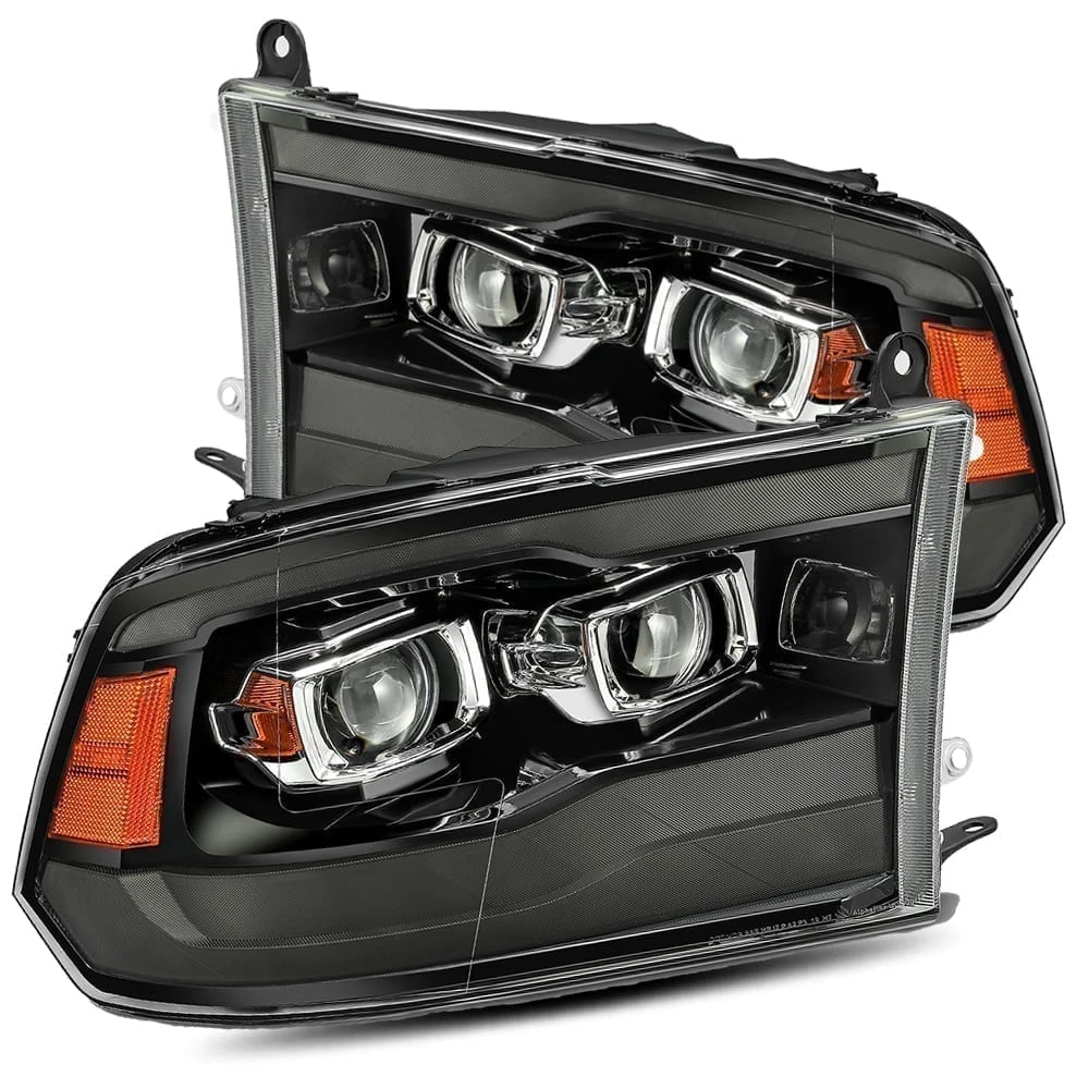 09-18 Ram Truck MK II PRO-Series Halogen Projector Headlights Jet Black 3 09-18 Ram Truck MK II PRO-Series Halogen Projector Headlights Jet Black