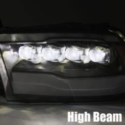 09-18 Ram Truck NOVA-Series LED Projector Headlights Chrome -Car Light Shop 09 18 ram truck nova series led projector headlights chrome 866276
