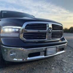 09-18 Ram Truck NOVA-Series LED Projector Headlights Chrome -Car Light Shop 09 18 ram truck nova series led projector headlights chrome 916255